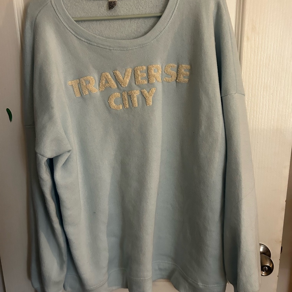 Traverse City Light Blue Sweater